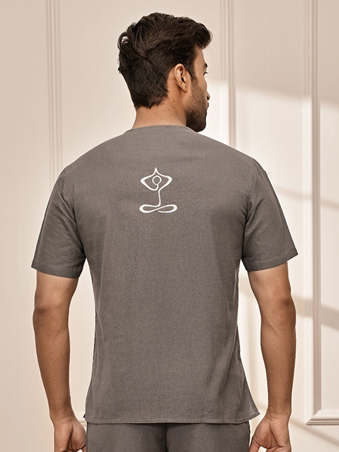 cotton yoga kurta for men