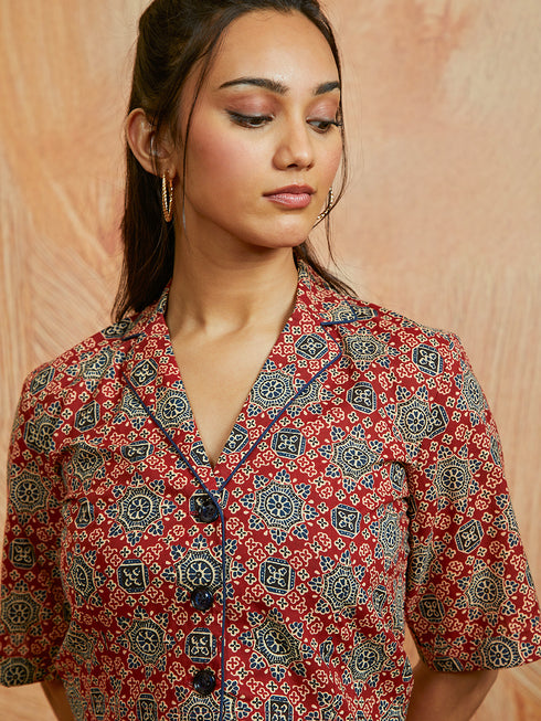 Women's Rust Co Ords Set