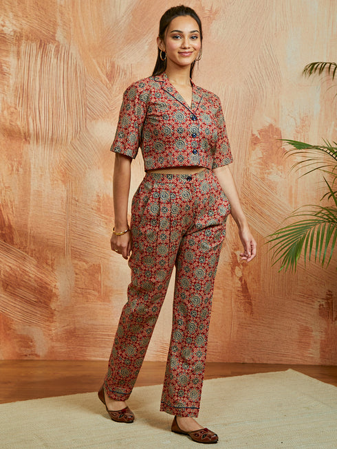 Women's Rust Co Ords Set