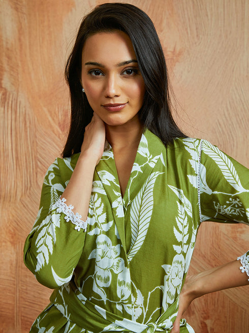 Women's Green Co Ords Set