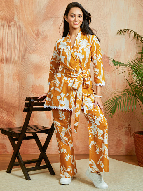 Women's Mustard Co Ords Set