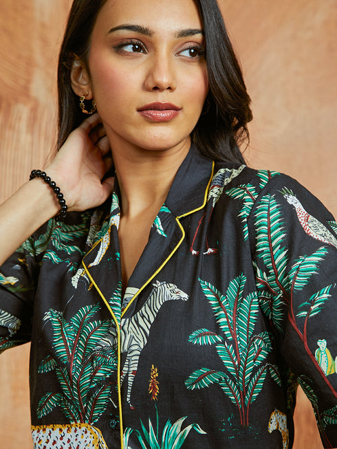 Women's Black Co Ords Set