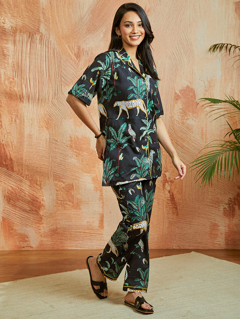 Women's Black Co Ords Set