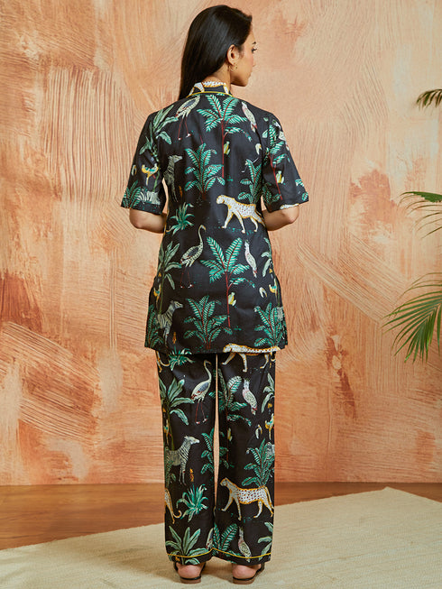 Women's Black Co Ords Set