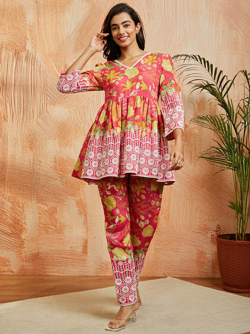 Women's Pink Co Ords Set