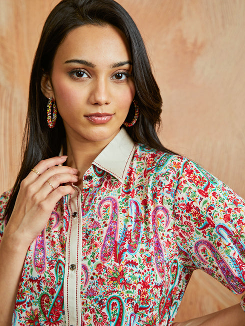 Women's Cream Co Ords Set