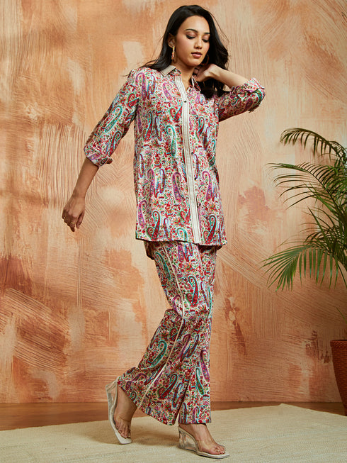 Women's Cream Co Ords Set