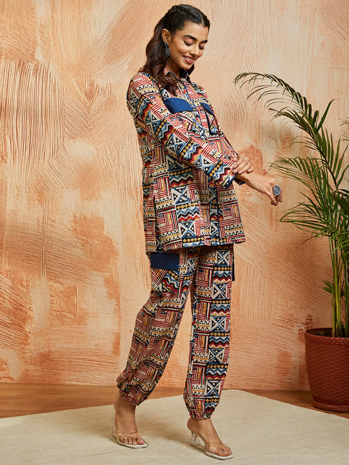 Women's Blue Co Ords Set