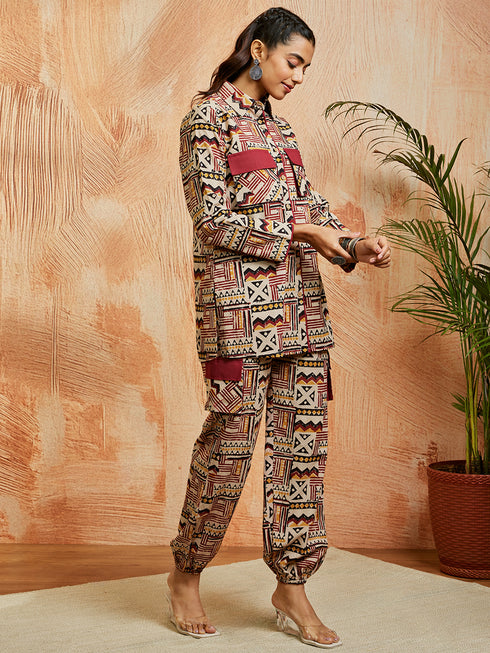 Women's Rust Co Ords Set