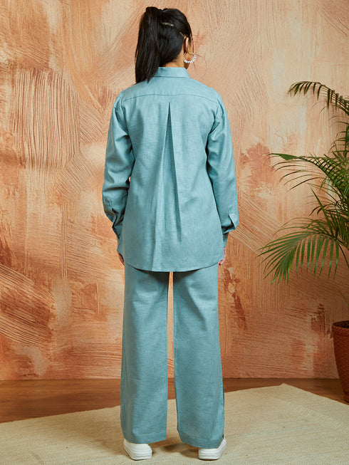 Women's Blue Co Ords Set