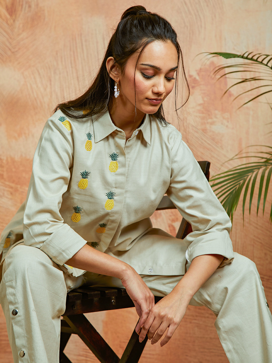 Women's Cream Co Ords Set