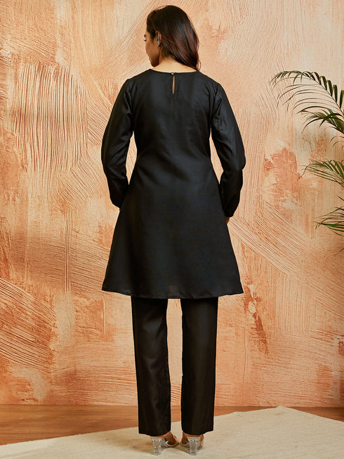 Women's Black Co Ords Set