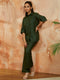 Women's Mehendi Green Co Ords Set