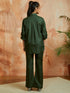 Women's Mehendi Green Co Ords Set