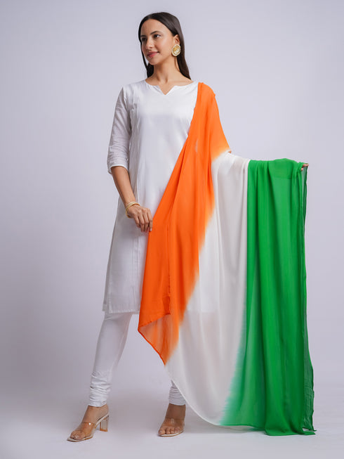 Women's White Kurta Set