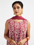 Women's Maroon Kurta Patiala Set