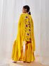 Women's Mustard Kurta Sharara Set