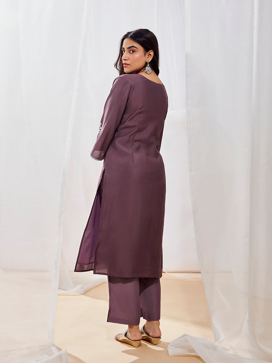 Women's Onion Kurta Set With Dupatta