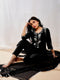 Women's Black Kurta Set