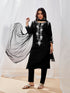 Women's Black Kurta Set