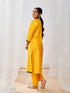 Women's Yellow Kurta Set
