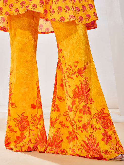 Women's Yellow Kurta Set