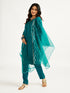 Women's Bottle Green Kurta Set