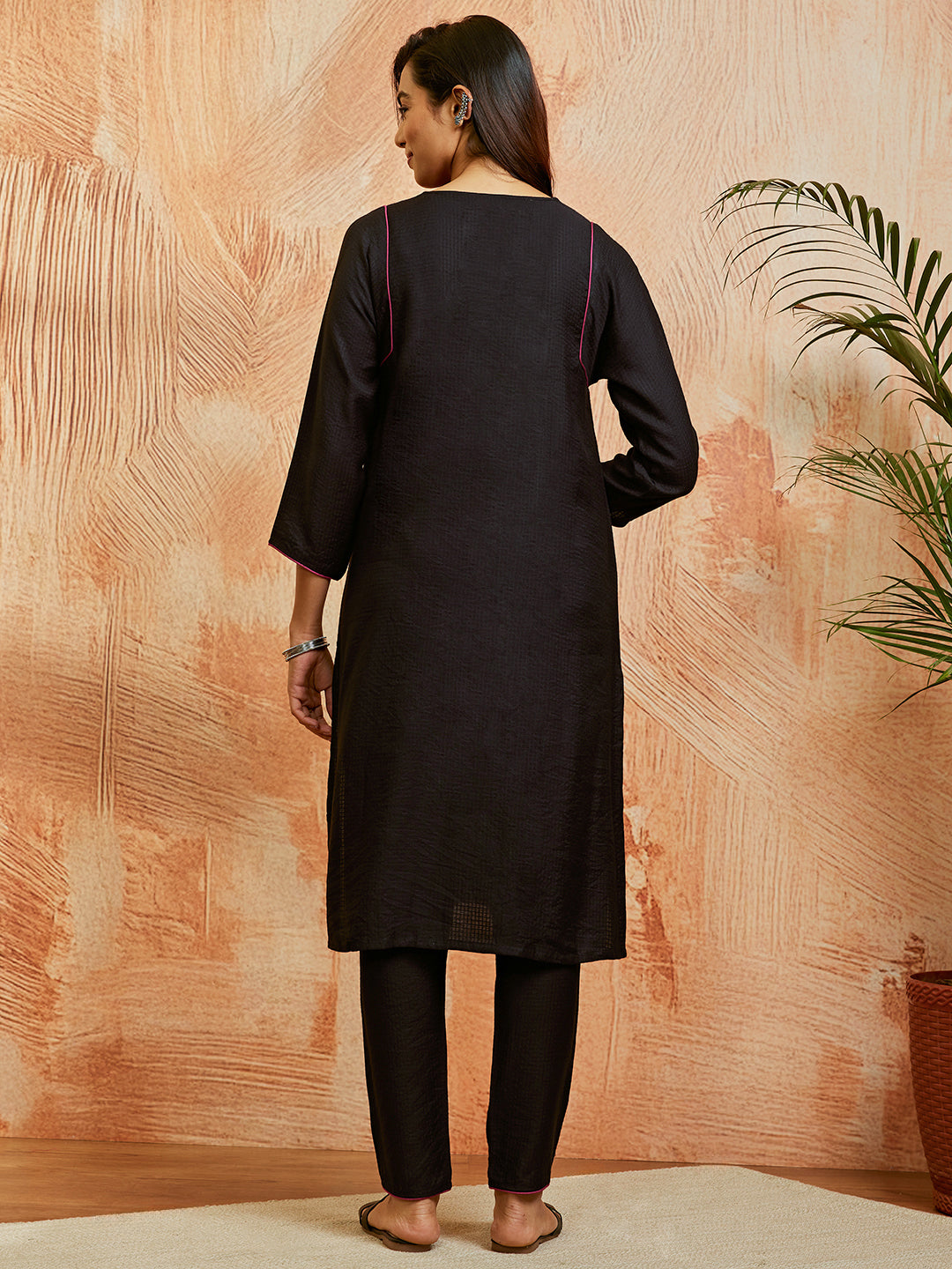 Women's Black Co Ords Set