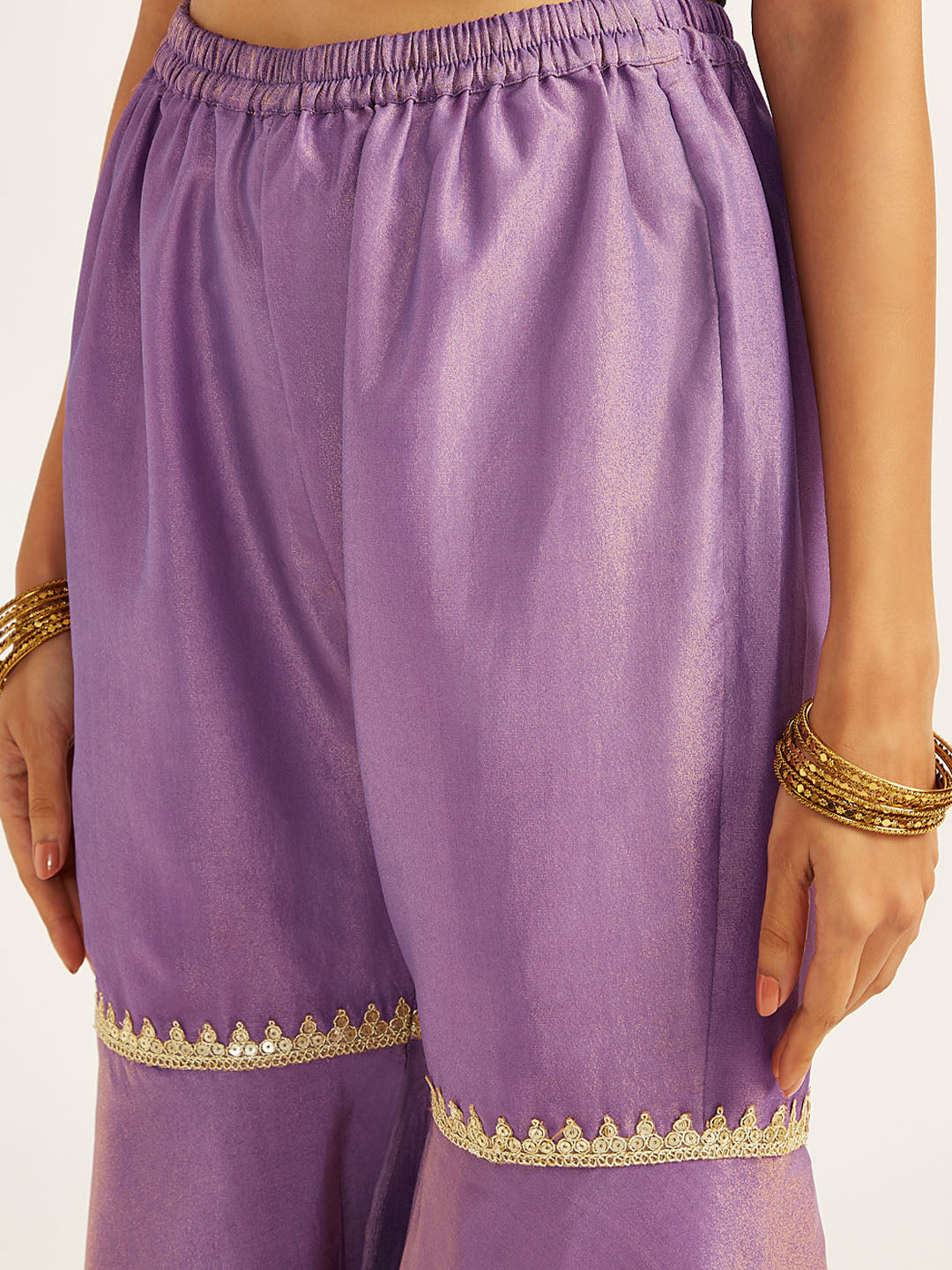 Women's Lavender Sharara Set