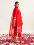Women's Red Kurta Set