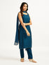 Women's Turquoise Kurta Set