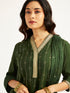 Women's Bottle Green Kurta Set
