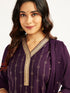 Women's Purple Kurta Set