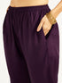 Women's Purple Kurta Set