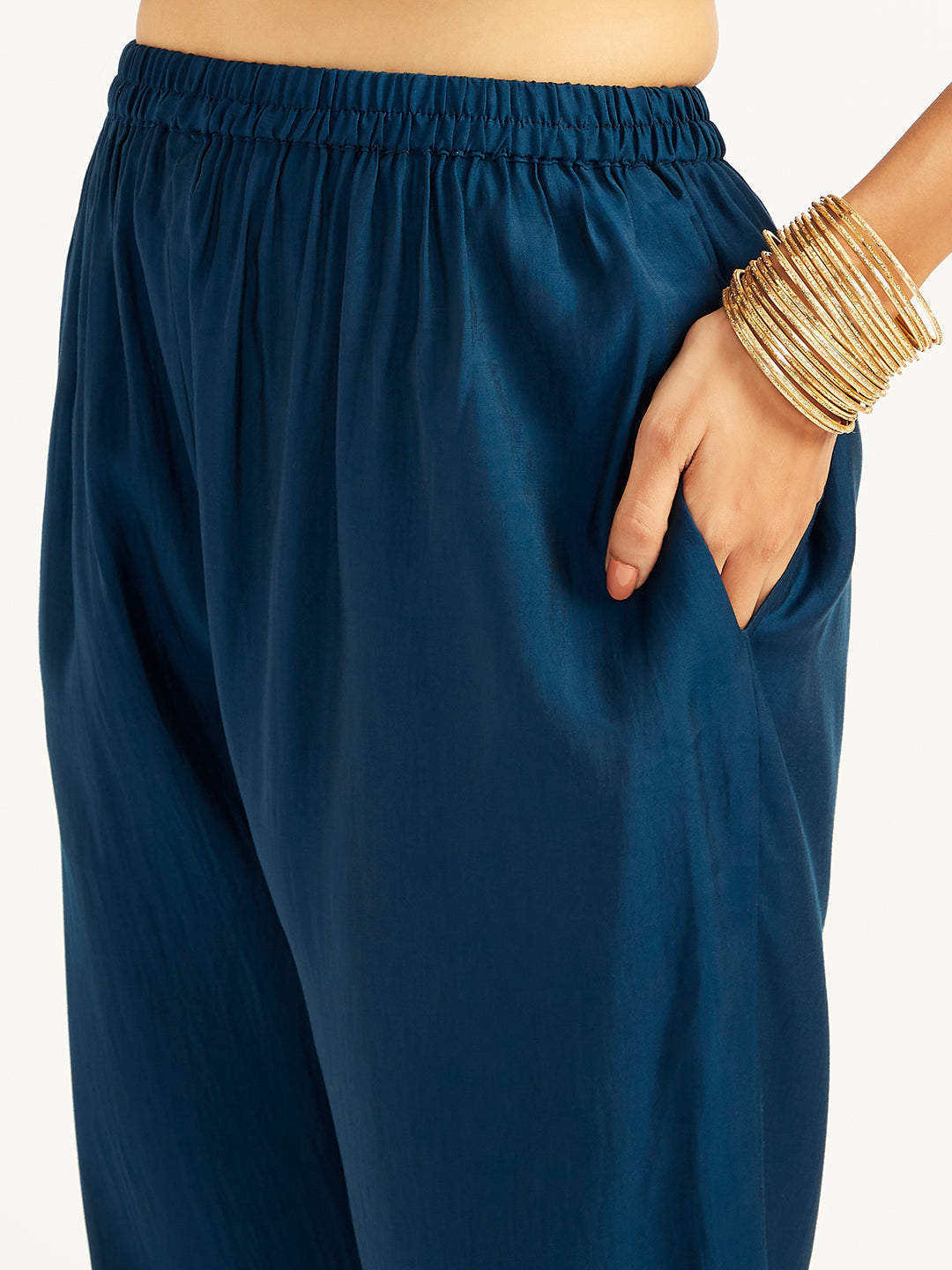 Women's Turquoise Kurta Set