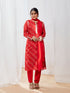 Women's Red Kurta Set