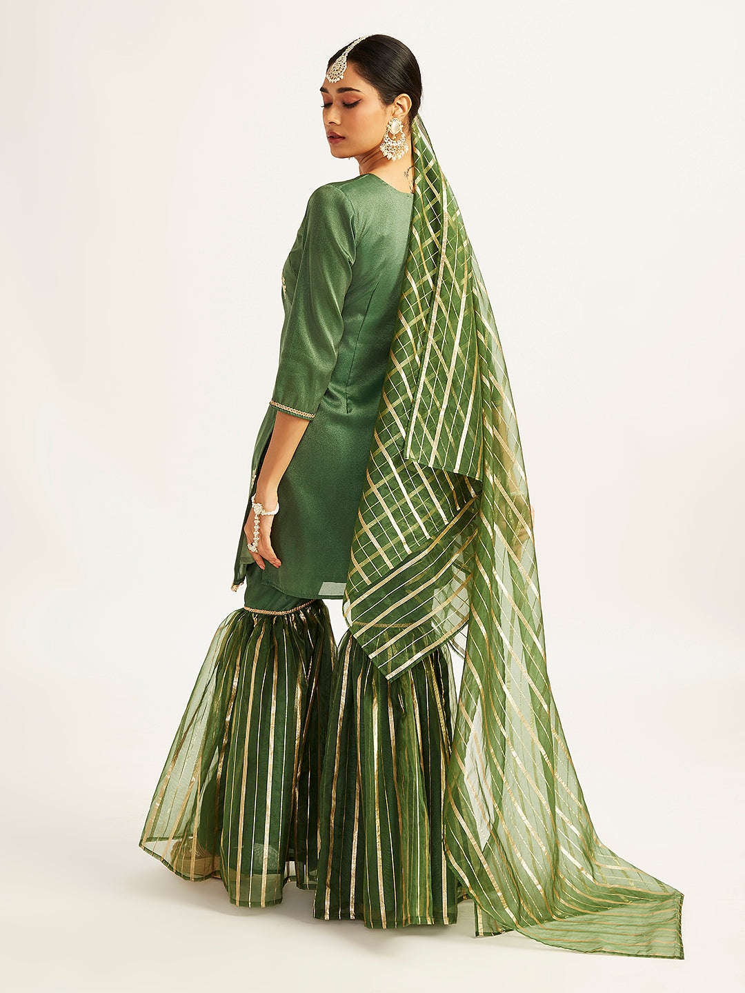 Women's Green Kurta Set