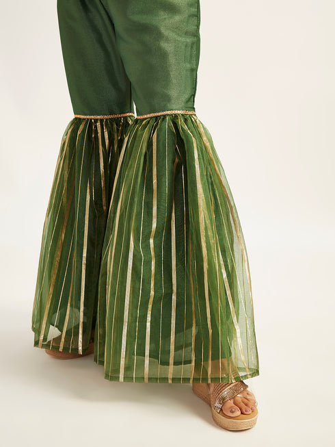 Women's Green Kurta Set