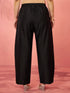 Women's Black Viscose Palazzo Pants