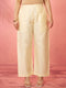Women's Gold Viscose Palazzo Pants