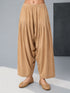 Beige Cotton Cambric Solid Patiala Salwar for Women