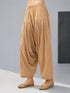 Women's Beige Cambric Cotton Solid Patiyala