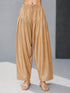 Rose Gold Viscose Solid Patiala Salwar for Women