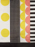Women's Yellow Silk-Blend Polka Dots Saree With Unstitched Blouse Piece
