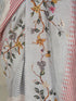Women's Multicolor Silk-Blend Floral Print Saree With Unstitched Blouse Piece