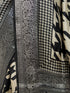 Women's Black Silk-Blend Ajrakh Saree With Unstitched Blouse Piece