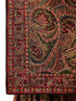 Women's Black Georgette Ethnic Motifs Saree With Unstitched Blouse Piece