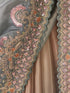Women's Grey Organza Embroidered Saree With Unstitched Blouse Piece