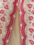 Women's White Organza Embroidered Saree With Unstitched Blouse Piece