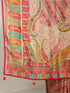 Women's Multicolor Synthetic Ethnic Motifs Saree With Unstitched Blouse Piece